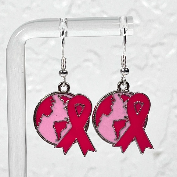 Hand Crafted Jewelry - Ribbon World Earrings